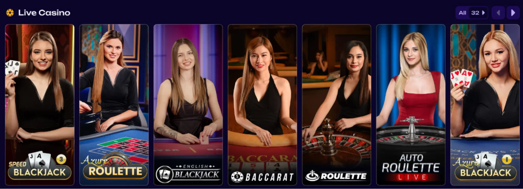 live casino spiele mit echten dealern für blackjack roulette und baccarat