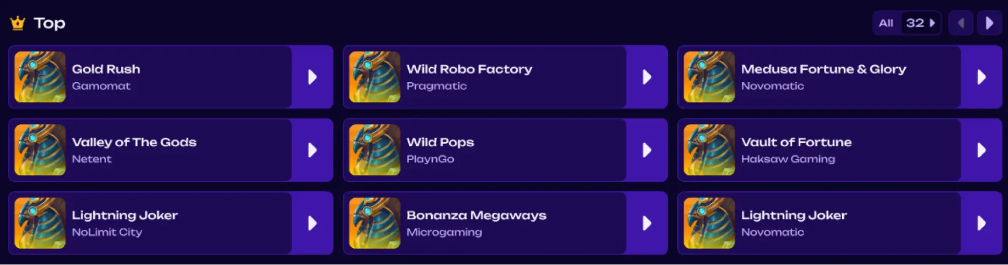 top casino spiele liste mit beliebten slots und spielanbietern